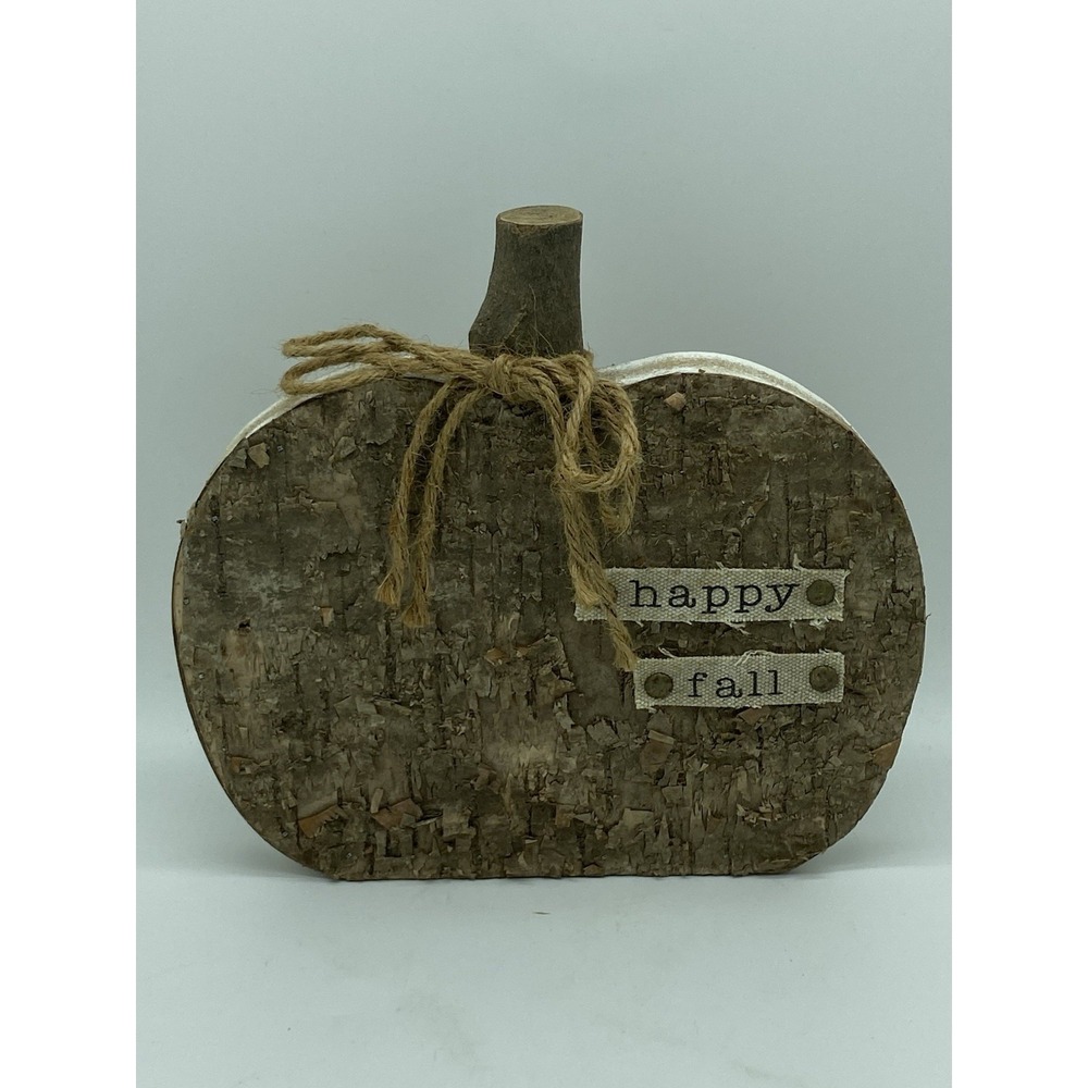Mud Pie Wooden Pumpkin Fall‎ Decor Decoration